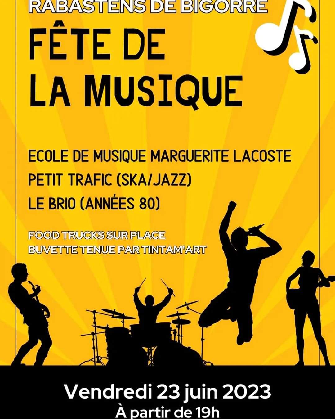 Fête de la Musique 23 juin 2023